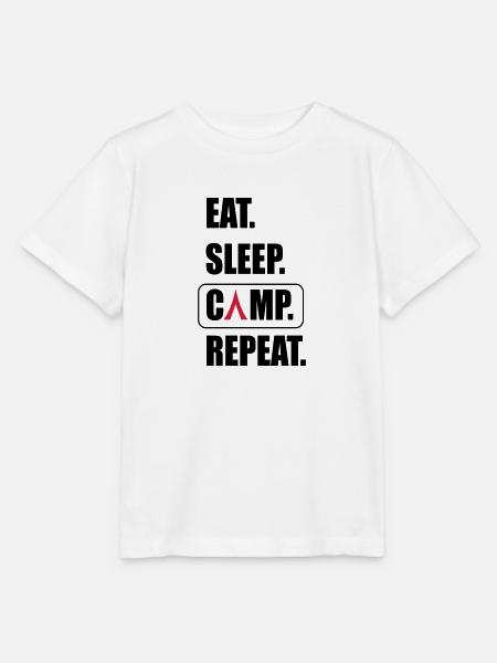 Camping - Stanley/Stella Kinder T-Shirt MINI CREATOR - Weiß
