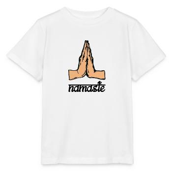 NAMASTE - Stanley/Stella MINI CREATOR Kids’ T-Shirt - white - Front - Maike (125cm)