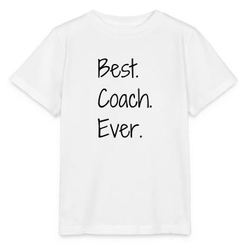 Coach / Coaching / Entraineur / Sport - T-shirt bio MINI CREATOR Stanley/Stella Enfant - blanc - Devant - Maike (125cm)