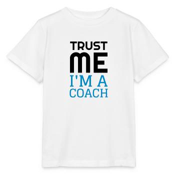 Coach / Coaching / Entraineur / Sport - T-shirt bio MINI CREATOR Stanley/Stella Enfant - blanc - Devant - Maike (125cm)