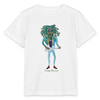 kid reaggae 2 - T-shirt bio MINI CREATOR Stanley/Stella Enfant - blanc - Devant - Maike (125cm)