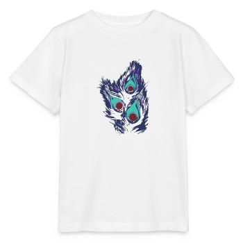 Peacock Peacock Feather,Peacock,Peacock Eye - Stanley/Stella MINI CREATOR Kids’ T-Shirt - white - Front - Maike (125cm)