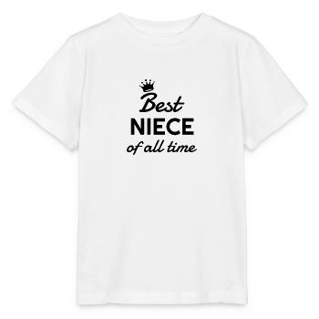 Niece Nephew Nichte Neffe Nièce Neveu - Stanley/Stella MINI CREATOR Kids’ T-Shirt - white - Front - Maike (125cm)