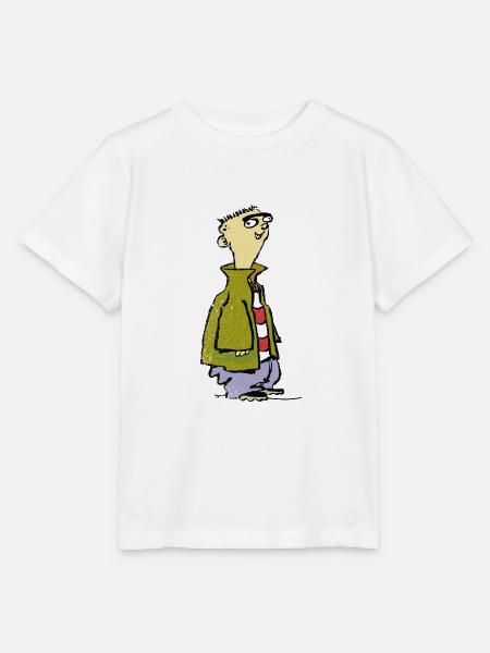 Ed, Edd n' Eddy Ed Porträt - Stanley/Stella Kinder T-Shirt MINI CREATOR - Weiß