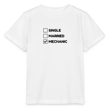 Mechanik / Mechaniker / Auto / Garage - Stanley/Stella Kinder T-Shirt MINI CREATOR  - Weiß - Vorne - Maike (125cm)