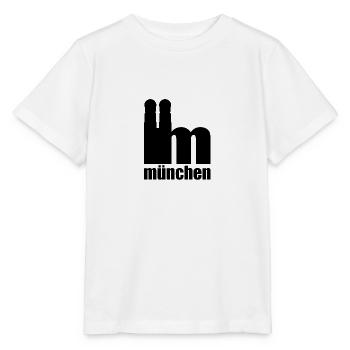 Servus - Gruß aus München - Frauenkirche - Stanley/Stella Kinder T-Shirt MINI CREATOR  - Weiß - Vorne - Maike (125cm)