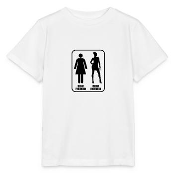 Deine Freundin - meine Freundin, Vergleich - Stanley/Stella Kinder T-Shirt MINI CREATOR  - Weiß - Vorne - Maike (125cm)