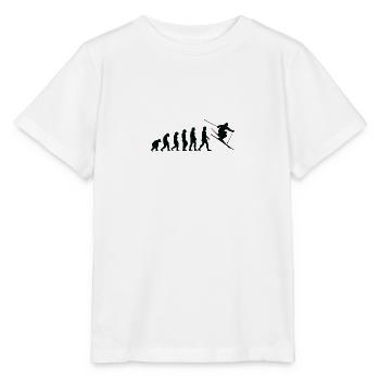 Ski fahren Ski Motiv für Schi Fahrer Schifahrer - Stanley/Stella Kinder T-Shirt MINI CREATOR  - Weiß - Vorne - Maike (125cm)
