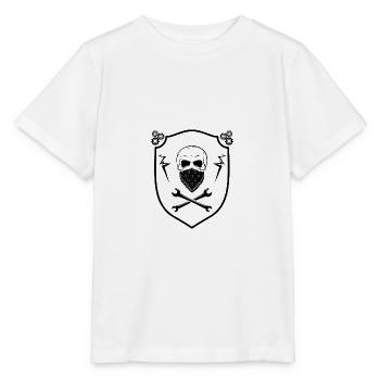 Skull - T-shirt bio MINI CREATOR Stanley/Stella Enfant - blanc - Devant - Maike (125cm)