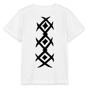 Tatouage de chemise - T-shirt bio MINI CREATOR Stanley/Stella Enfant - blanc - Devant - Maike (125cm)