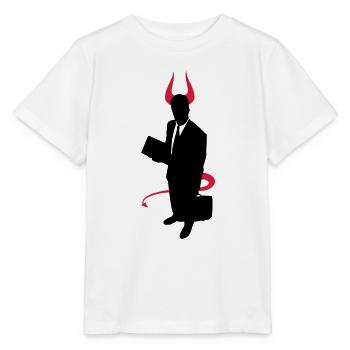 Diable d'affaires - T-shirt bio MINI CREATOR Stanley/Stella Enfant - blanc - Devant - Maike (125cm)