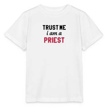 Pfarrer / Priester / Katholisch / Religion - Stanley/Stella Kinder T-Shirt MINI CREATOR  - Weiß - Vorne - Maike (125cm)