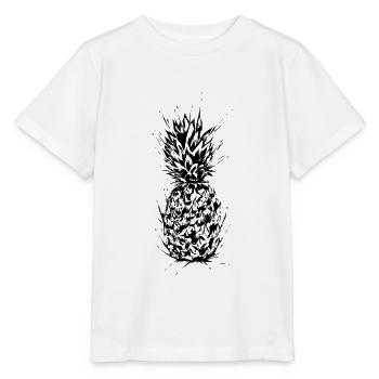 Ananas - Stanley/Stella Kinder T-Shirt MINI CREATOR  - Weiß - Vorne - Maike (125cm)
