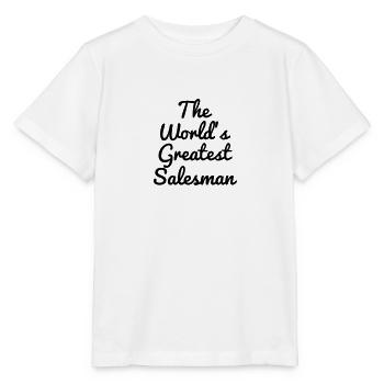 Verkauf / Vertreter / Verkäufer / Vertreterin - Stanley/Stella Kinder T-Shirt MINI CREATOR  - Weiß - Vorne - Maike (125cm)