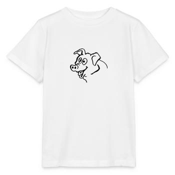 Doofe Sau - Stanley/Stella Kinder T-Shirt MINI CREATOR  - Weiß - Vorne - Maike (125cm)