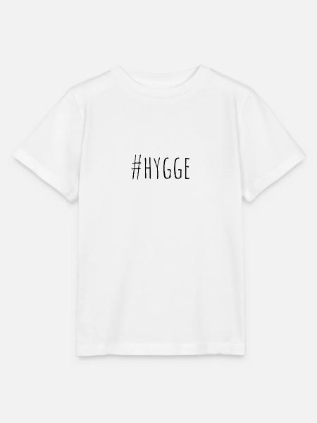 #HYGGE danish happiness cozy feel good candle - Stanley/Stella T-shirt MINI CREATOR til børn - hvid