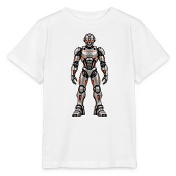 AJ-163 Vollkörper - Stanley/Stella Kinder T-Shirt MINI CREATOR  - Weiß - Vorne - Maike (125cm)