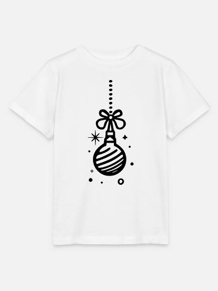 Christbaumkugel - Stanley/Stella Kinder T-Shirt MINI CREATOR  - Weiß