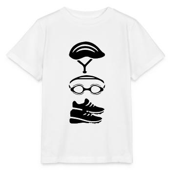 triathlon - Stanley/Stella MINI CREATOR Kids’ T-Shirt - white - Front - Maike (125cm)
