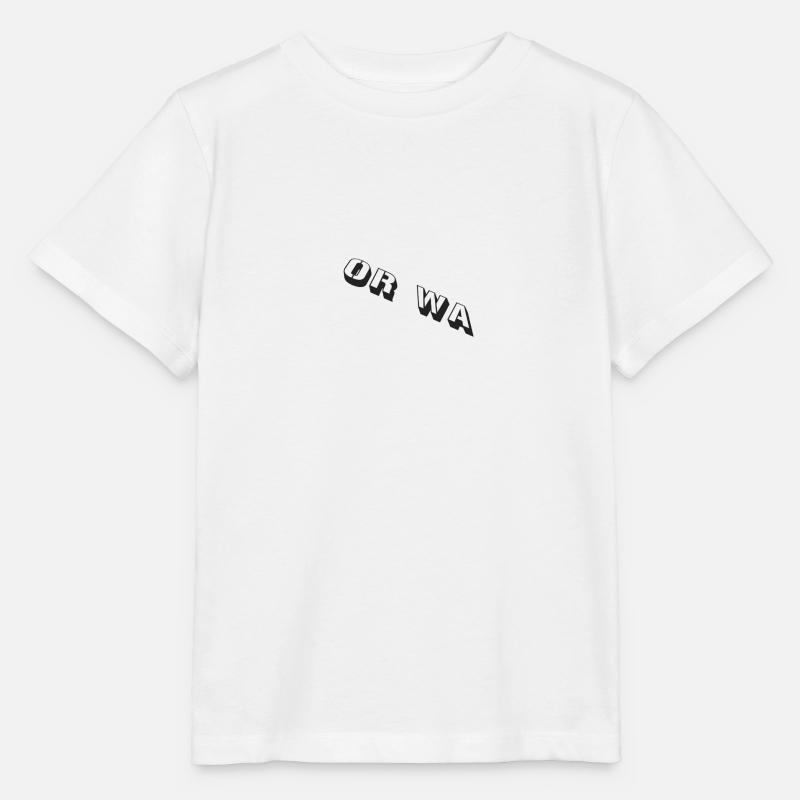 OR WA - Stanley/Stella Kinder T-Shirt MINI CREATOR  - Weiß