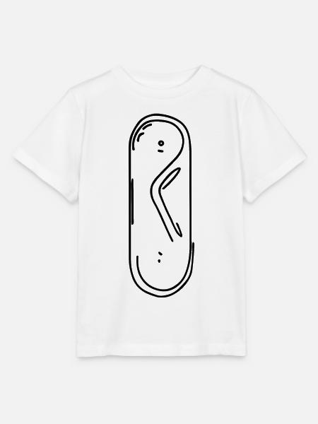 Snowboard - Stanley/Stella Kinder T-Shirt MINI CREATOR - Weiß