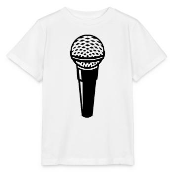 microphone - Stanley/Stella MINI CREATOR Kids’ T-Shirt - white - Front - Maike (125cm)