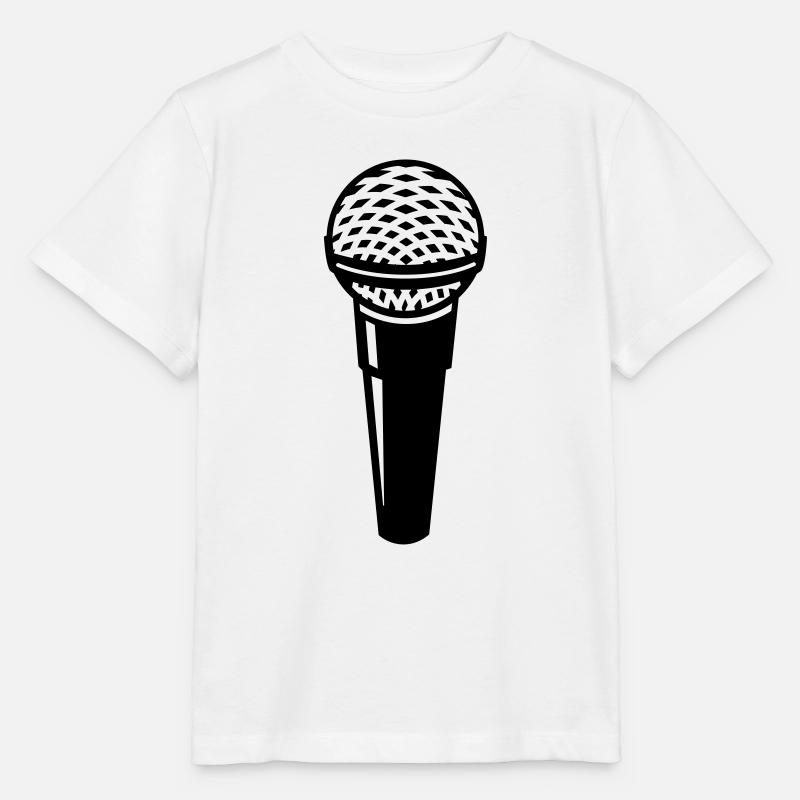 Mikrofon - Stanley/Stella Kinder T-Shirt MINI CREATOR  - Weiß
