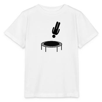 Trampoline saut de trampoline cadeau - T-shirt bio MINI CREATOR Stanley/Stella Enfant - blanc - Devant - Maike (125cm)