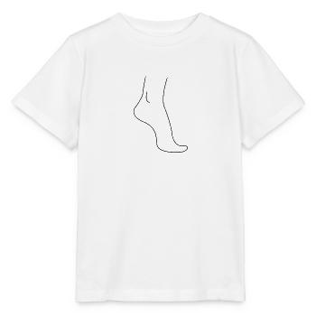 Minimalist foot - Stanley/Stella MINI CREATOR Kids’ T-Shirt - white - Front - Maike (125cm)