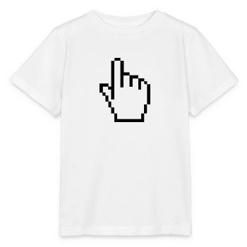 Pixel hand - Stanley/Stella MINI CREATOR Kids’ T-Shirt - white - Front - Maike (125cm)