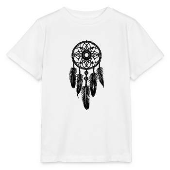 Magique amérindien Dream Catcher Yoga amulette - T-shirt bio MINI CREATOR Stanley/Stella Enfant - blanc - Devant - Maike (125cm)