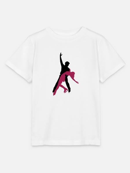 Eiskunstlauf - Stanley/Stella Kinder T-Shirt MINI CREATOR  - Weiß