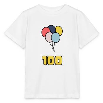 100. 100 YEARS. 100th ANNIVERSARY. 100 BIRTHDAY - Stanley/Stella MINI CREATOR Kids’ T-Shirt - white - Front - Maike (125cm)