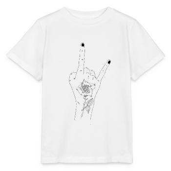 Rock´n´Rose - Stanley/Stella MINI CREATOR Kids’ T-Shirt - white - Front - Maike (125cm)