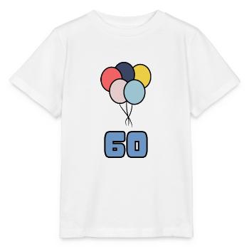 60. 60 YEARS. 60TH ANNIVERSARY. BIRTHDAY 60 YEARS. - Stanley/Stella MINI CREATOR Kids’ T-Shirt - white - Front - Maike (125cm)