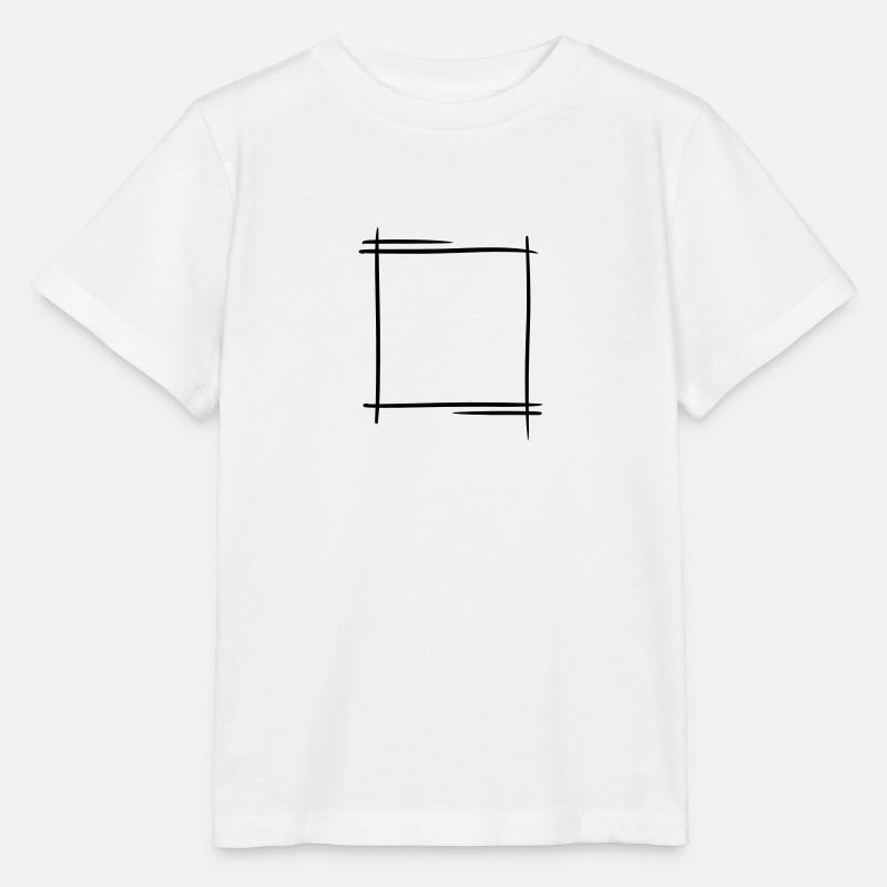 Cadre décoratif. Bannières / cadres. - T-shirt bio MINI CREATOR Stanley/Stella Enfant - blanc