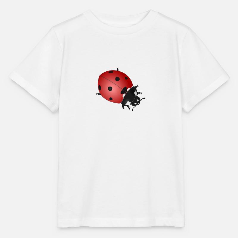 Marienkäfer - Stanley/Stella Kinder T-Shirt MINI CREATOR  - Weiß