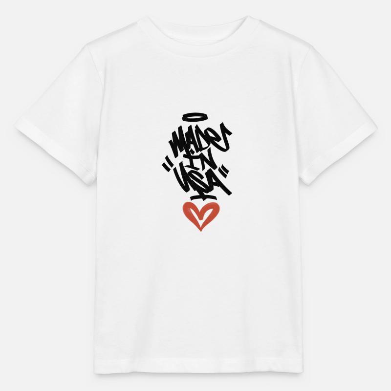 made in usa - T-shirt bio MINI CREATOR Stanley/Stella Enfant - blanc