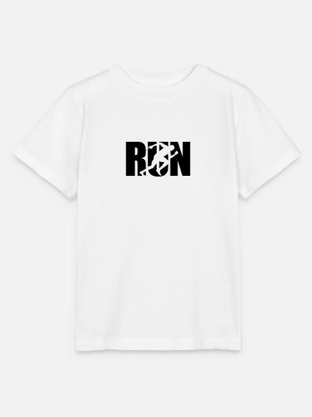 Run - Laufen, Läufer - Stanley/Stella Kinder T-Shirt MINI CREATOR - Weiß