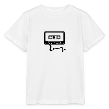 Tape Cassette Radio Music Sound Gift Retro - Stanley/Stella MINI CREATOR Kids’ T-Shirt - white - Front - Maike (125cm)