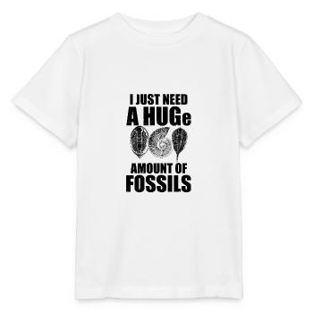 Fossils Collecting | Fossil Geology Hobby Gift - Stanley/Stella MINI CREATOR Kids’ T-Shirt - white - Front - Maike (125cm)