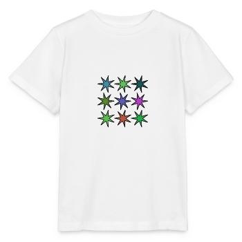 STERN. STERNE. STERN. STERNE. FEST. JAHRESTAG - Stanley/Stella Kinder T-Shirt MINI CREATOR  - Weiß - Vorne - Maike (125cm)
