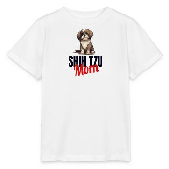 Shih Tzu Löwenhunde Chrysanthemenhund Shih Tzu - Stanley/Stella Kinder T-Shirt MINI CREATOR  - Weiß - Vorne - Maike (125cm)