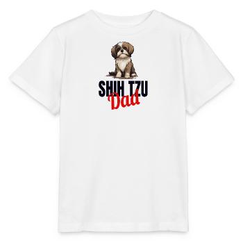 Shih Tzu Löwenhunde Chrysanthemenhund Shih Tzu - Stanley/Stella Kinder T-Shirt MINI CREATOR  - Weiß - Vorne - Maike (125cm)