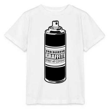 Street art maker flex - T-shirt bio MINI CREATOR Stanley/Stella Enfant - blanc - Devant - Maike (125cm)