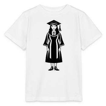Abschlussmädchen - Stanley/Stella Kinder T-Shirt MINI CREATOR  - Weiß - Vorne - Maike (125cm)
