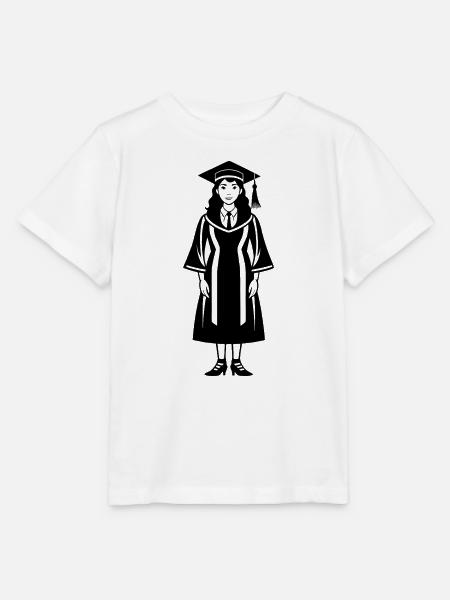 Abschlussmädchen - Stanley/Stella Kinder T-Shirt MINI CREATOR  - Weiß