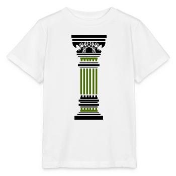 Colonne antique - T-shirt bio MINI CREATOR Stanley/Stella Enfant - blanc - Devant - Maike (125cm)