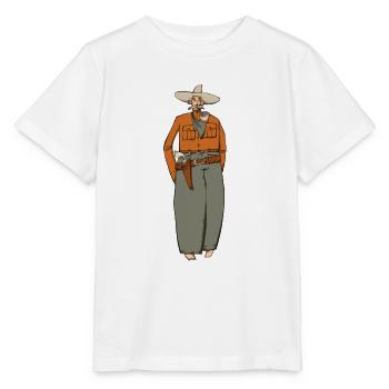 Cowboy - T-shirt bio MINI CREATOR Stanley/Stella Enfant - blanc - Devant - Maike (125cm)