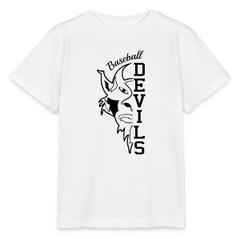Devils Kontur - Stanley/Stella Kinder T-Shirt MINI CREATOR  - Weiß - Vorne - Maike (125cm)